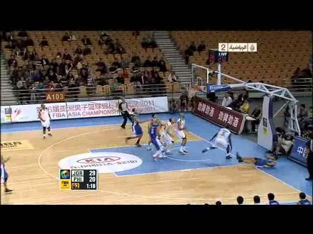 Jordan 64-72 Philippines(Q2_Part2), FIBA Asia 2011