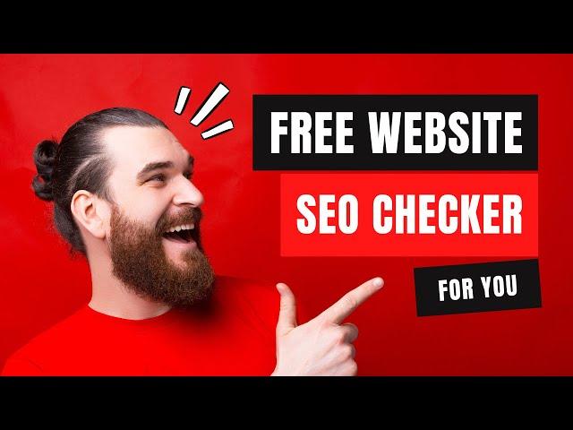 How to check website SEO Score? Free SEO Checker Tool