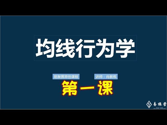 均线行为学：学习均线交易系统最好的课程【一】