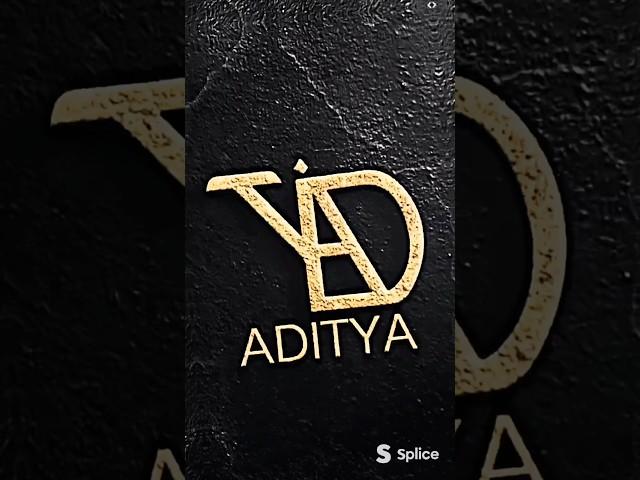 Logo name Aditya  comment your names#logo #shorts #viral #nameart #namelogo #trending #aditya