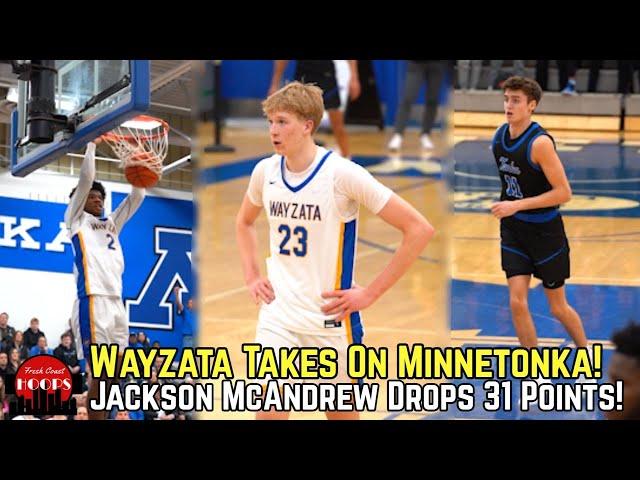 Wayzata And Minnetonka Go At It! Jackson McAndrew Drops 31 Points!