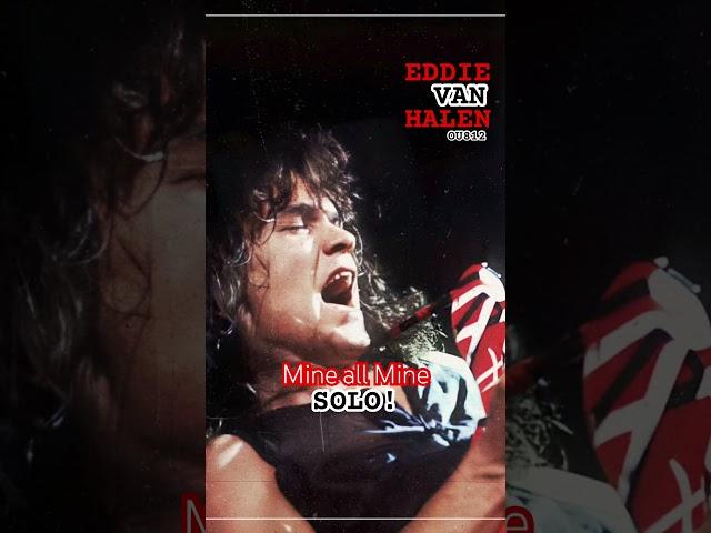 Eddie Van Halen’s, MINE ALL MINE Solo! #eddievanhalen #vanhalen #evh5150 #evh