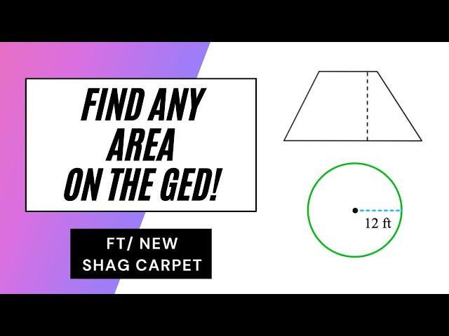 GED Math: Find ANY Area!