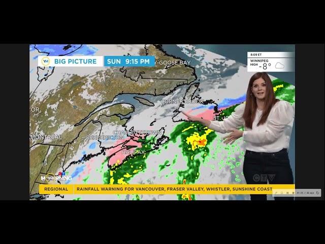 Lindsey Deluce nails the weather forecast