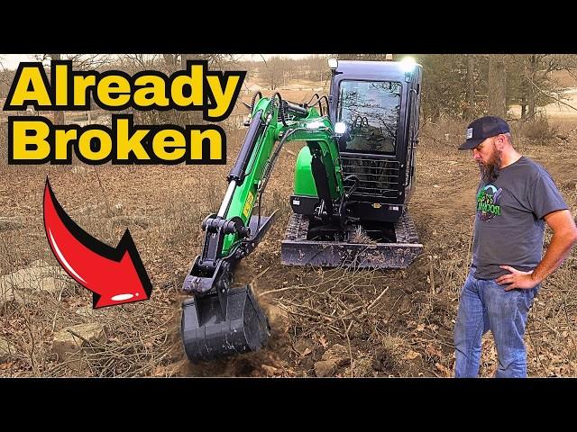 My Chinese Mini Excavator Broke in 15 Minutes