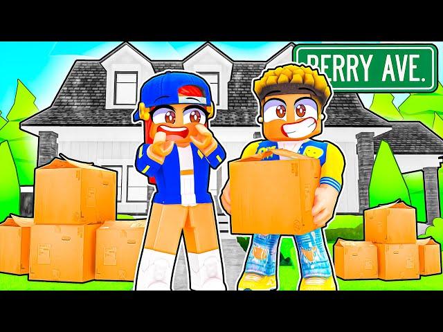 Moving Into A NEW HOUSE With My BOYFRIEND In BERRY AVENUE RP! (Roblox Roleplay)