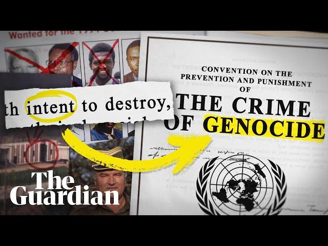 What it takes to prove genocide | It's complicated