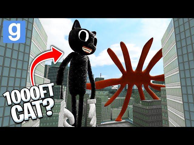 CAN HUGE CARTOON CAT DEFEAT... THE GIANTS?!  (Garry's Mod Sandbox) | JustJoeKing