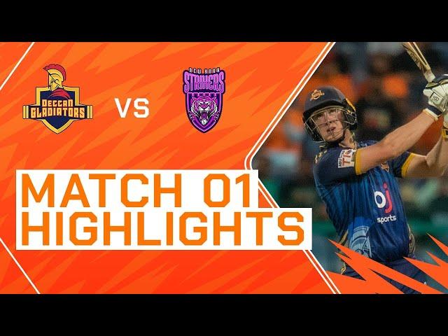 2023 Abu Dhabi T10, Match 1 Highlights: Deccan Gladiators vs New York Strikers | Season 7