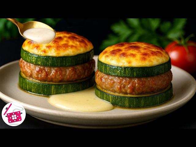 Better than meatballs? Try these stuffed zucchini towers — baked, juicy, and totally irresistible!