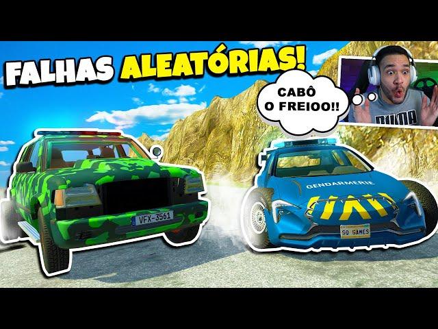 ACELERANDO na LADEIRA com NOVO MOD de FALHAS ALEATÓRIAS! BeamNG.drive