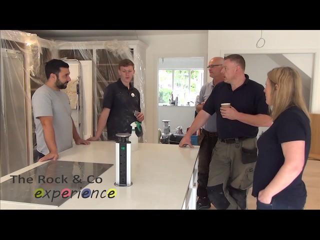 Watch the brand new Paris Grey Carrera quartz worktops get installed