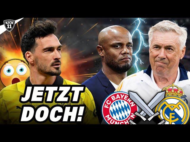 HUMMELS vor UNTERSCHRIFT? REAL sorgt für BAYERN-PANIK! | KickNews