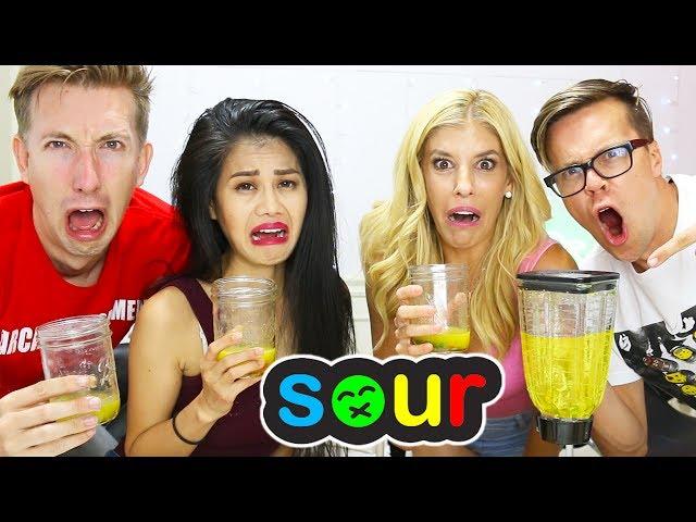 SOUREST DRINK IN THE WORLD COUPLES VS. COUPLES CHALLENGE! (DAY 197)