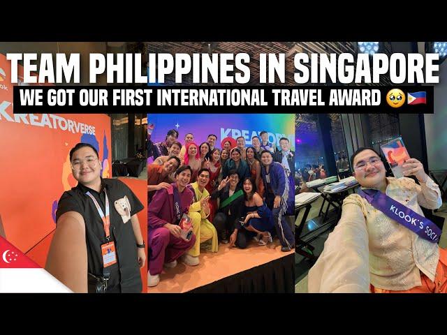 FIRST DAY in SINGAPORE: KREATORVERSE Summit + Our FIRST International Award  | Ivan de Guzman