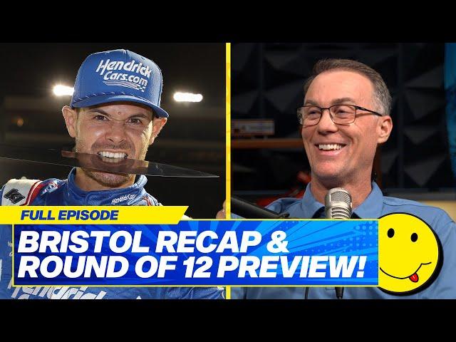 Kyle Larson dominates at Bristol, Denny Hamlin survives and advances, Round of 12 Preview, and more!