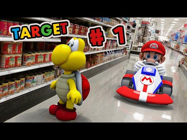 Super Mario goes to Target (Part 1) | Super Mario Bros in real life