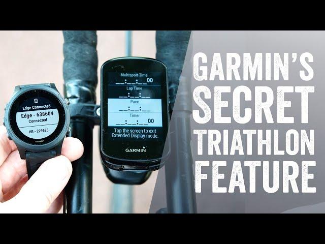 Garmin Triathlon Display Mode How-To // aka Extended Display Mode