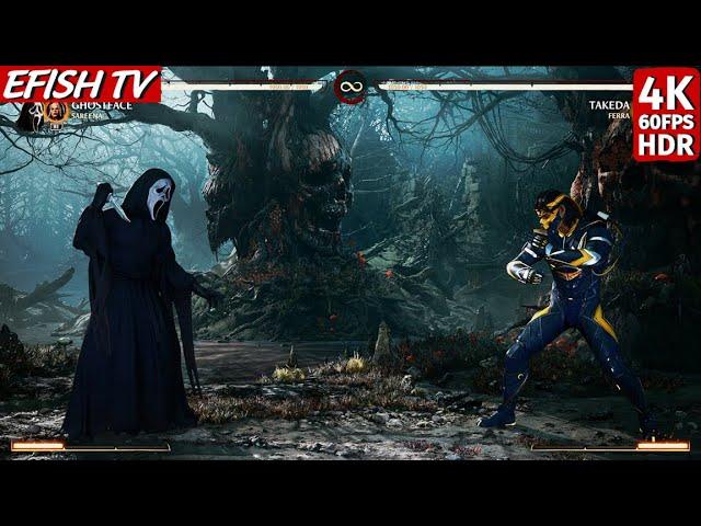 Ghostface vs Takeda (Hardest AI) - Mortal Kombat 1