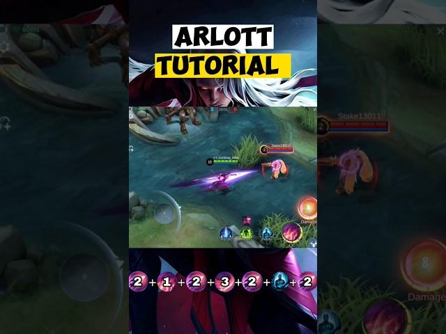 ARLOTT COMBO TUTORIAL  #shortmlbb