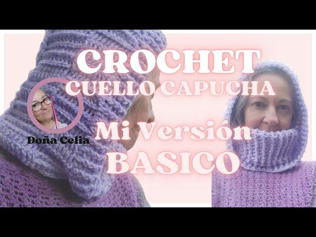 Cuello Capucha #basiccrochet #crochetprincipiantes #cuellocapucha #ganchillofacil #comotejer#winter