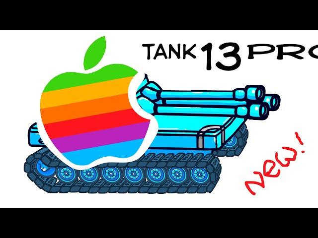 Apple сделали iPhone 13 танк и его противники - Танковая Дичь (Анимация)