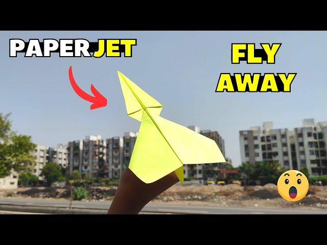 Jet Paper Plane | How to Make a Paper Plane Fly Like a JET | FLY AWAY