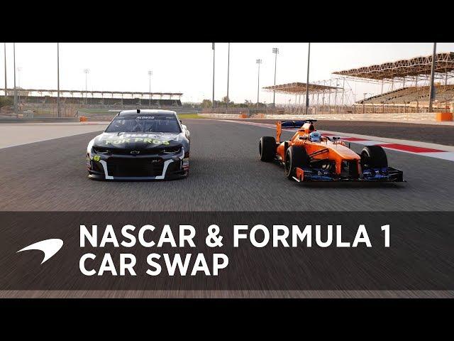 Jimmie Johnson and Fernando Alonso car swap