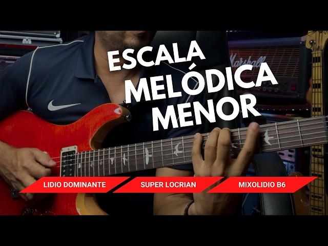 Como usar la Escala Melodica Menor