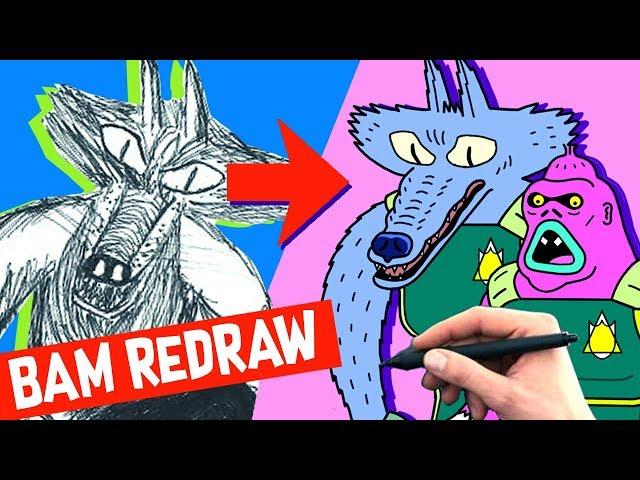 The secrets of drawing ADULT SWIM CHARACTERS