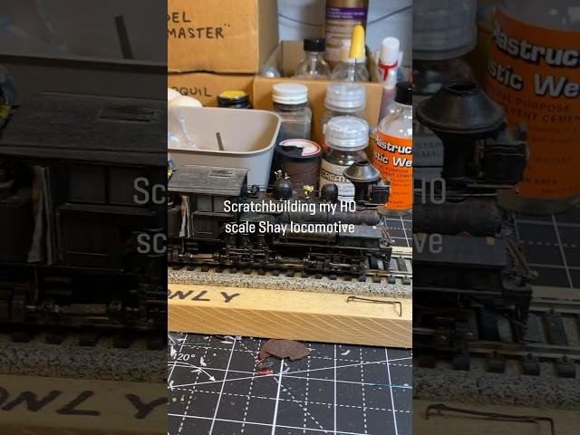 Freelance Shay locomotive HO scale Scratchbuild update!!