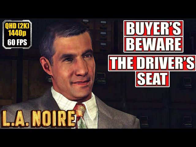 LA Noire [Buyer Beware - The Driver's Seat] Gameplay Walkthrough [Full Game] No Commentary