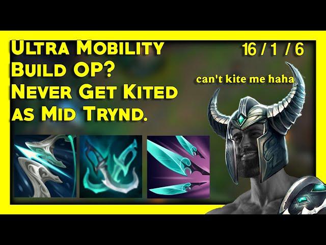 Ultra Mobility Build OP On Mid Tryndamere?!  NEVER Get Kited. - Yasukeh