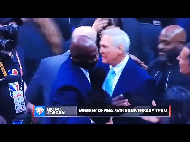 Michael Jordan Gave The Most Respect To Jerry West | 2022 Greatest 75th NBA Player