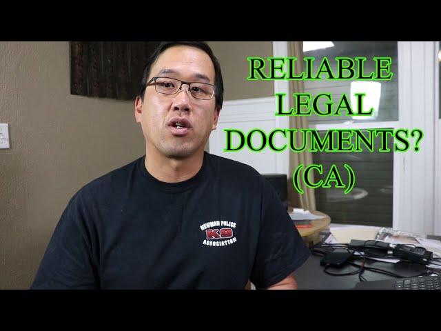 Getting Reliable CA Legal Documents - The Law Offices of Andy I. Chen