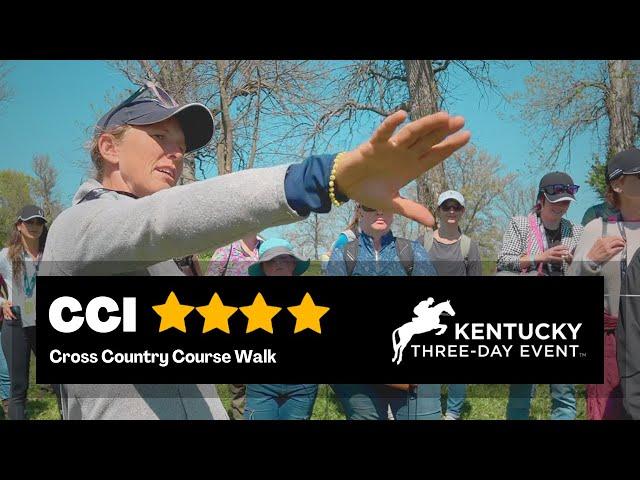 Cross Country Course Walk (CCI 4* -S | 2024 Kentucky Three Day Event)