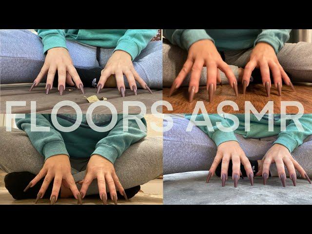 ASMR: Fast Scratching & Tapping on all the hard floors in my house!! + Scurrying (No talking)