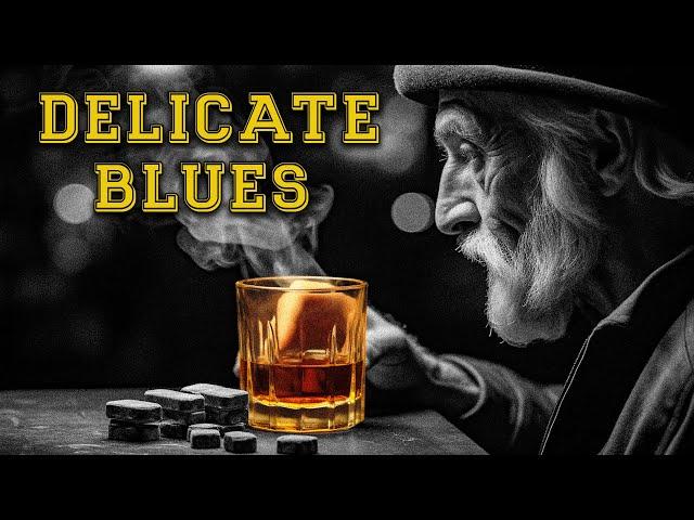 Delicate Blues - Dark and Elegant Blues Music | Dive into Bourbon Night