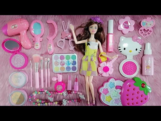 Most Satisfying with Unboxing Styling Kit Makeup Set and Barbie Doll / MTV ASMR