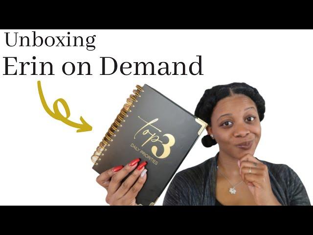 Erin On Demand Top 3 notebook unboxing #Top3