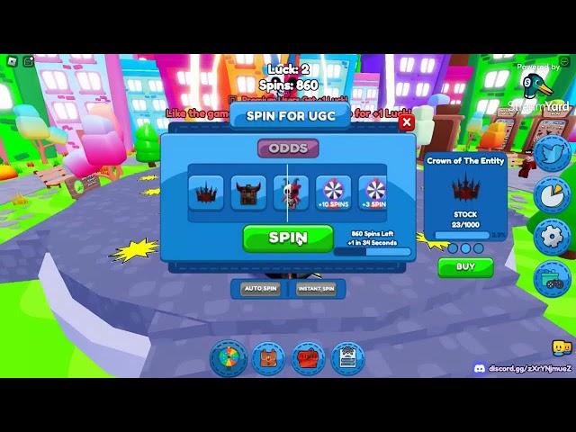 *PLAYING* *SPIN* FREE UGC SPINNER! ROBLOX [LIVE]