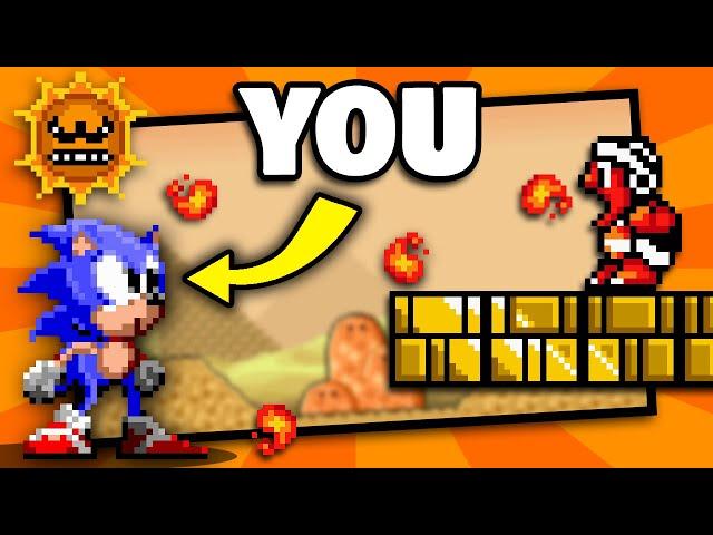 Play as Sonic in Super Mario Bros. 3?!