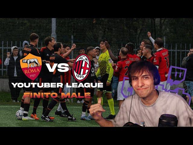 BLUR reaction alla YOUTUBER LEAGUE Milan-Roma