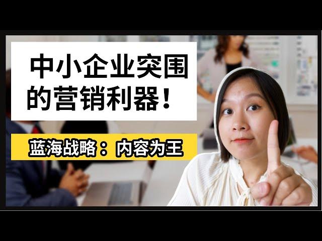 【内容营销】中小企业突围！为什么我劝你一定要做内容？蓝海战略 VS 红海战略