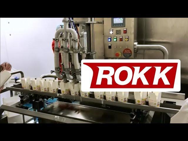 ROKK RU3S Ice Cream Filling Machine - 450 ml Noodle Pot