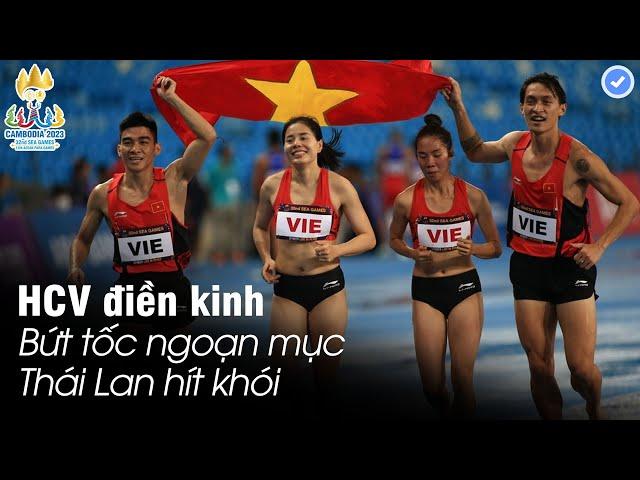 Màn bứt tốc khiến sao nhập tịch Thái Lan hít khói | VN giật HCV đường chạy 4x400m tiếp sức hỗn hợp