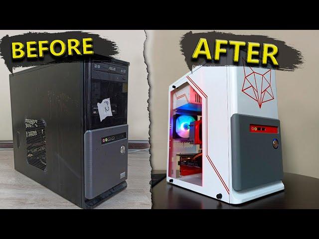 Remastered old PC case \ Custom Pc Build \ Modding PC