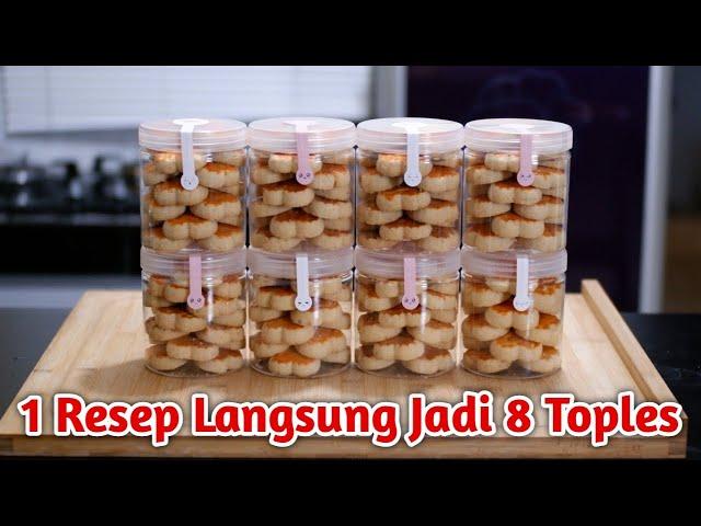 1 Resep Jadi 8 Toples Kue Kacang