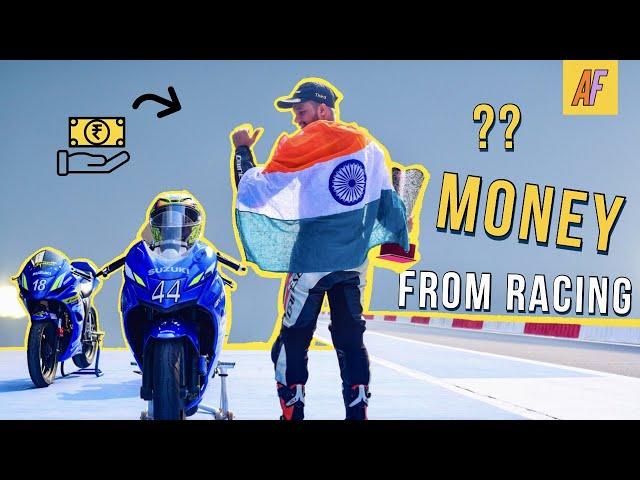 Earnings of a National Motorcycle Racer in India | Abhimanyu Gautam