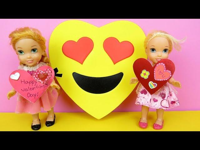 Valentine's day 2019 ! Elsa and Anna toddlers - Barbie - gifts